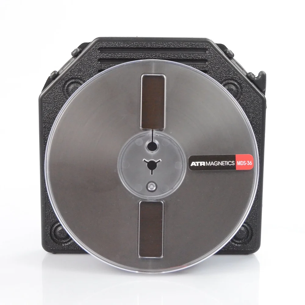 「D市」Tetra+CD MDS-36 Tape 1/4″ x 1,800′ 7″ Slotted Plastic Reel Tape Care Box